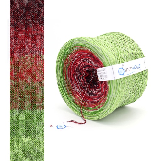 Yarn Gradient, Weihnachtsstern