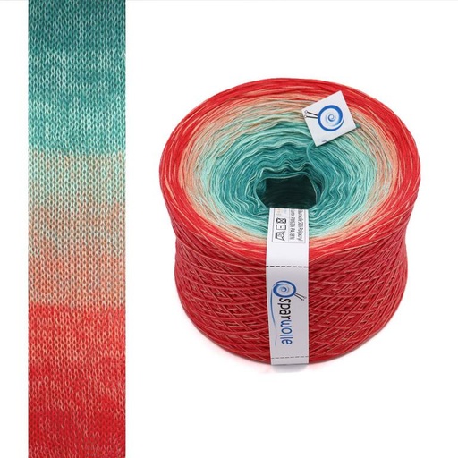 Yarn Gradient, Wassermelone
