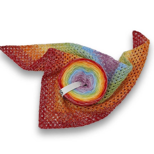 Farbverlaufsgarn / Bobbel, Rainbow