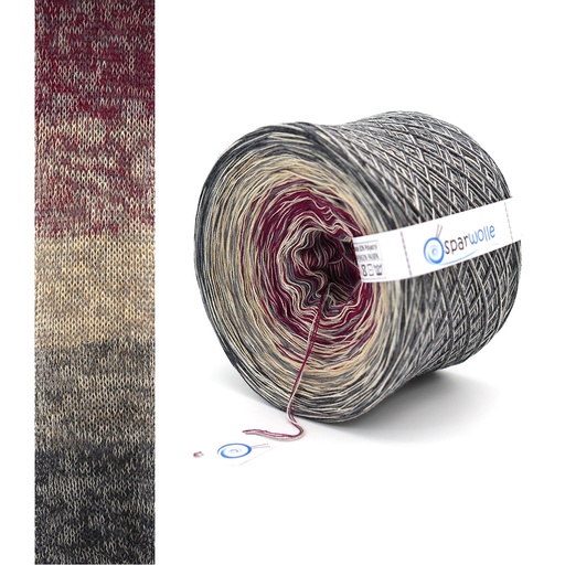 Yarn Gradient, Greige