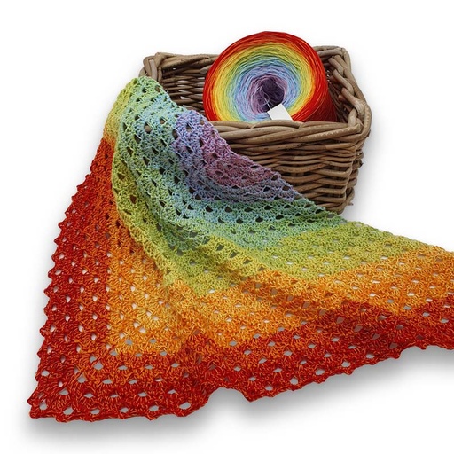 Farbverlaufsgarn / Bobbel, Rainbow