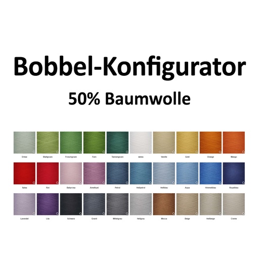 Farbverlaufsgarn Konfigurator 50% Baumwolle