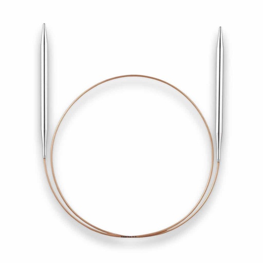 Addi Rundstricknadeln, weißbronze