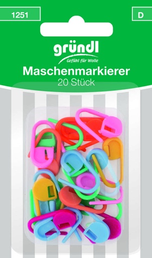 [4.04E+12] Gründl Maschenmarkierer, 20 Stück