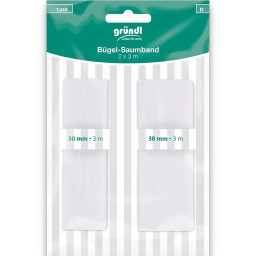 [1349] Gründl Bügel-Saumband, 2 x 3 m