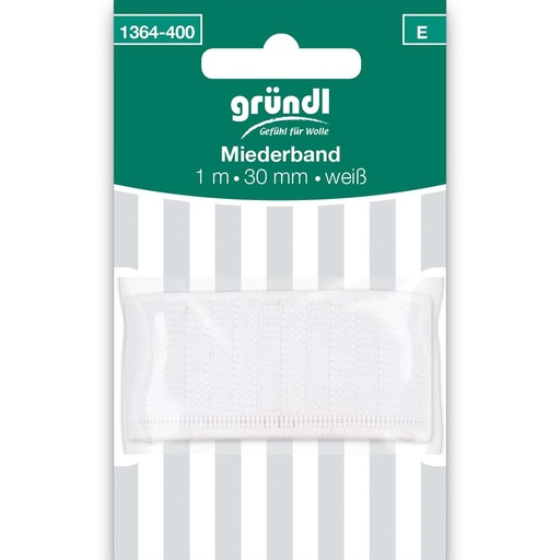 [1364] Gründl Miederband, 1 m x 30 mm