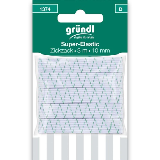 [1374] Gründl Super-Elastic Zickzack, 3 m x 10 mm