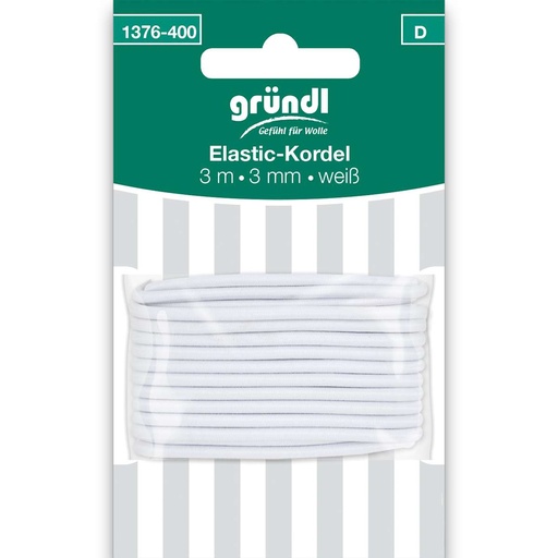 [1376] Gründl Elastic-Kordel, 3 m x 3 mm