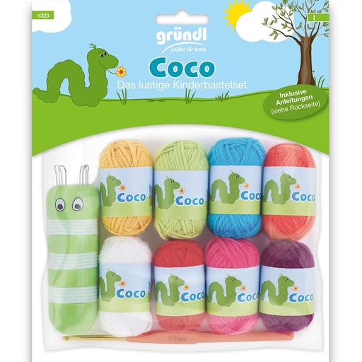 [1323] Gründl COCO, Bastelset für Kinder, inkl. Anleitung