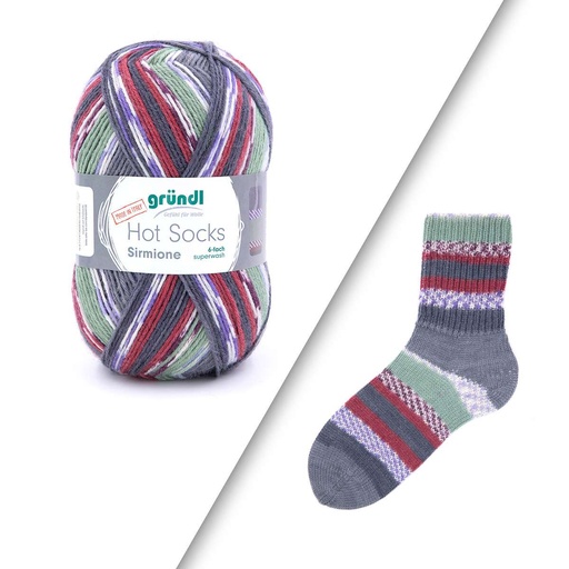 [4756] Gründl Sockenwolle, Hot Socks Sirmione 4-fach