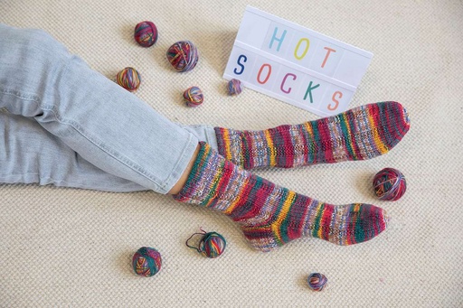 [3769] Gründl Sockenwolle, Hot Socks Lazise, 4-fach