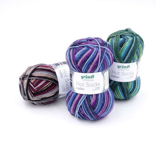 [703] Grundl Sockenwolle, Hot Socks color