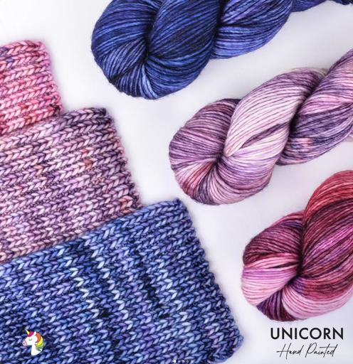 [unicorn] Gazzal Handgefärbte Merinowolle, Unicorn