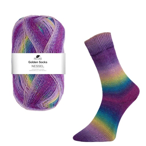[278722] Pro Lana Sockenwolle Golden Socks Nessel