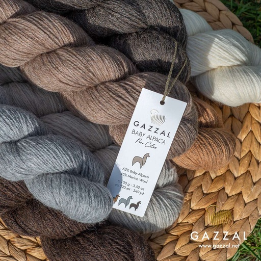 [pure] Gazzal Baby Alpaca Pure Colors