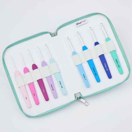 [223998] Knit Pro Waves Deluxe Crochet Hook Set 2,00 – 6,00 mm